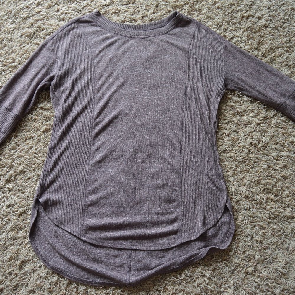 Maurices Purple Half Sleeve Shirt/Top Size Small